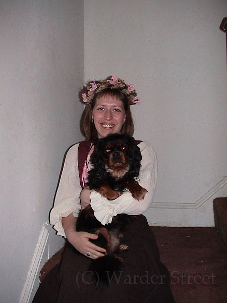 Erica In Costume With Sampson 01.jpg